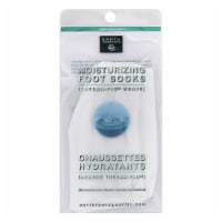 Earth Therapeutics Moisturizing Foot Socks White - 1 Pair