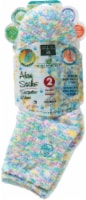 Earth Therapeutics Green & Confetti Aloe Socks Perspective: Main