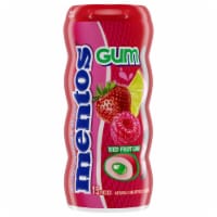 Mentos Sugar Free Red Fruit Lime Flavored Chewing Gum