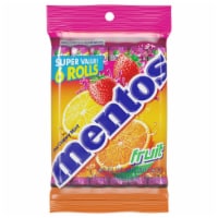 Mentos® Mixed Fruit Chewy Mint Rolls Perspective: Main