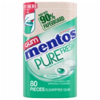 Mentos Pure Fresh Sugar Free Spearmint Flavored Chewing Gum Perspective: Main