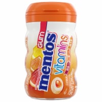 Mentos Sugar Free Citrus Flavored Chewing Gum with Vitamins