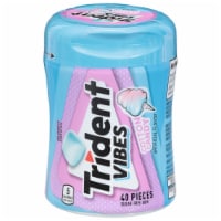 Trident Vibes Sugar Free Cotton Candy Gum Perspective: Main