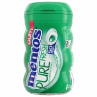 Mentos Pure Fresh Sugar Free Spearmint Flavored Chewing Gum Perspective: Main