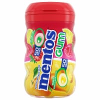 Mentos Sugar Free Red Fruit Lime Tropical Flavored Chewing Gum Perspective: Main