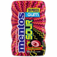 Mentos® Strawberry Sour Gum Perspective: Main
