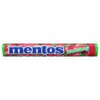 Mentos Chewy Strawberry Mint Candy Roll