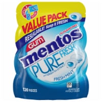Mentos Pure Fresh Sugar Free Fresh Mint Flavored Chewing Gum