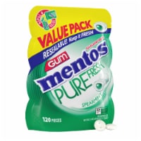 Mentos Pure Fresh Sugar-Free Spearmint Flavored Chewing Gum