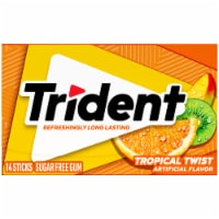 Trident Tropical Twist Sugar Free Gum Perspective: Main