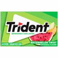 Trident Watermelon Twist Sugar-Free Gum Perspective: Main