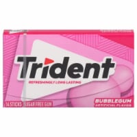 Trident Bubblegum Sugar-Free Gum Perspective: Main