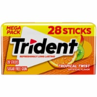 Trident Tropical Twist Sugar-Free Gum Perspective: Main