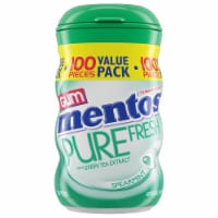 Mentos Pure Fresh Sugar Free Spearmint Flavor Chewing Gum