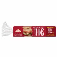 Arnold 100% Whole Wheat Sandwich Thins Rolls (Packaging May Vary)