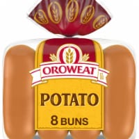 Oroweat Country Potato Hot Dog Rolls, Rich & Hearty