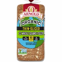 Arnold Organic 22 Whole Grains & Seeds Thin Sliced Bread Perspective: Main