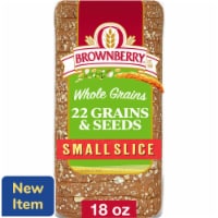 Brownberry 22 Grains & Seeds Wheat Small Slice Bread Perspective: Main