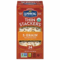Lundberg Family Farms® Organic Thin Stackers 5 Grain Puffed Grain Cakes