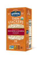 Lundberg Thin Stackers Organic Red Rice & Quinoa Puffed Grain Cakes