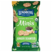 Lundberg Family Farms Organic Gluten-Free Ginger Seaweed Rice Cake Minis