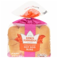 King's Hawaiian Sweet Top-Sliced Hot Dog Buns