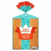 King's Hawaiian Sweet Mini Sub Rolls