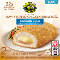 Barber Foods® Breaded Raw Stuffed Chicken Cordon Bleu Perspective: Main