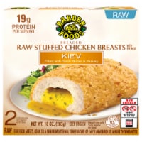 Barber Foods Kiev Garlic Butter & Parsley Breaded Raw Stuffed Chicken Breasts