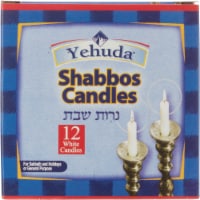 Yehuda® Sabbath White Candles Perspective: Main