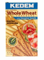 Kedem Whole Wheat Crackers With Sesame Seeds Perspective: Main