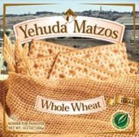 Yehuda Whole Wheat Matzo Perspective: front