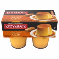 Kozy Shack® Gluten Free Creme Caramel Flan Snack Cups Perspective: Main