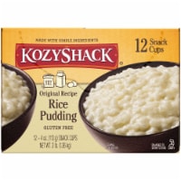 Kozy Shack Gluten Free Original Recipe Dessert Rice Pudding Snack Cups Perspective: Main