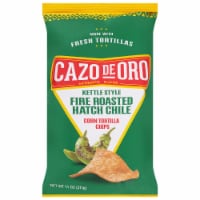 Cazo de Oro Tortilla Chips Fire Roasted Hatch Chili 11oz Perspective: Main