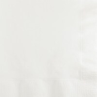 Creative Converting Touch of Color Beverage Napkin - White Perspective: Main