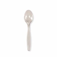 Creative Converting 010551B Clear Plastic Spoon- 50 Count
