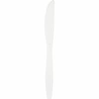 Touch of Color White Plastic Knives 150 Count (DTC010570BKNV)