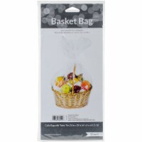 Creative Converting Cello Basket Bag 24 X25 -Clear