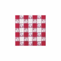 Party Creations Creative Converting Beverage Napkin - Red Gingham Perspective: Main