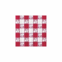 Party Creations Creative Converting Beverage Napkin - Red Gingham Perspective: Main