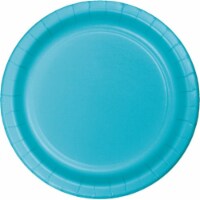 Hoffmaster Group 533552 7 in. Cake & Dessert Plates, Bermuda Blue - 8 per Case - Case of 12