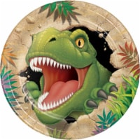 James Paul Products Dino Blast Paper Plates 8 Pack Perspective: Main