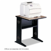 Safco Fax/Printer Stand w/Reversible Top 23-1/2w x 28d x 30h Medium Oak/Black 1934