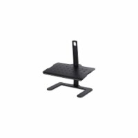 Safco Adjustable-Height Footrest - 3.50  - 16  Adjustable Height - Black
