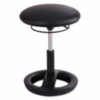 Safco Twixt Desk Height Ergonomic Stool 22 1/2  High Black Vinyl 3000BV