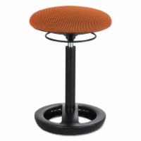 Safco Twixt Desk Height Ergonomic Stool 22 1/2  High Orange Fabric 3000OR