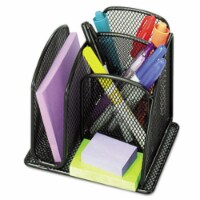 Safco® ORGANIZER,MESH,PNCL,BK 3250BL