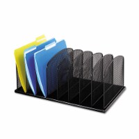 Safco® ORGANIZER,VRT,8 SEC,BK 3253BL