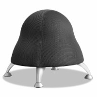 Safco Runtz Ball Chair 12  Diameter x 17  High Licorice Black 4755BL